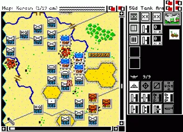 Panzer Battles_Disk1 screen shot game playing